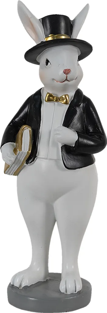 Lapin Décoratif Design pour Décoration de Pâques et Table de Fête 20cm