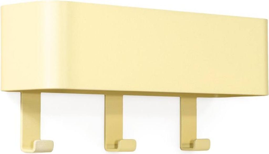 Hakenleiste Garderobenhaken DAX PLAY 3 Butter Yellow, Spinder Design