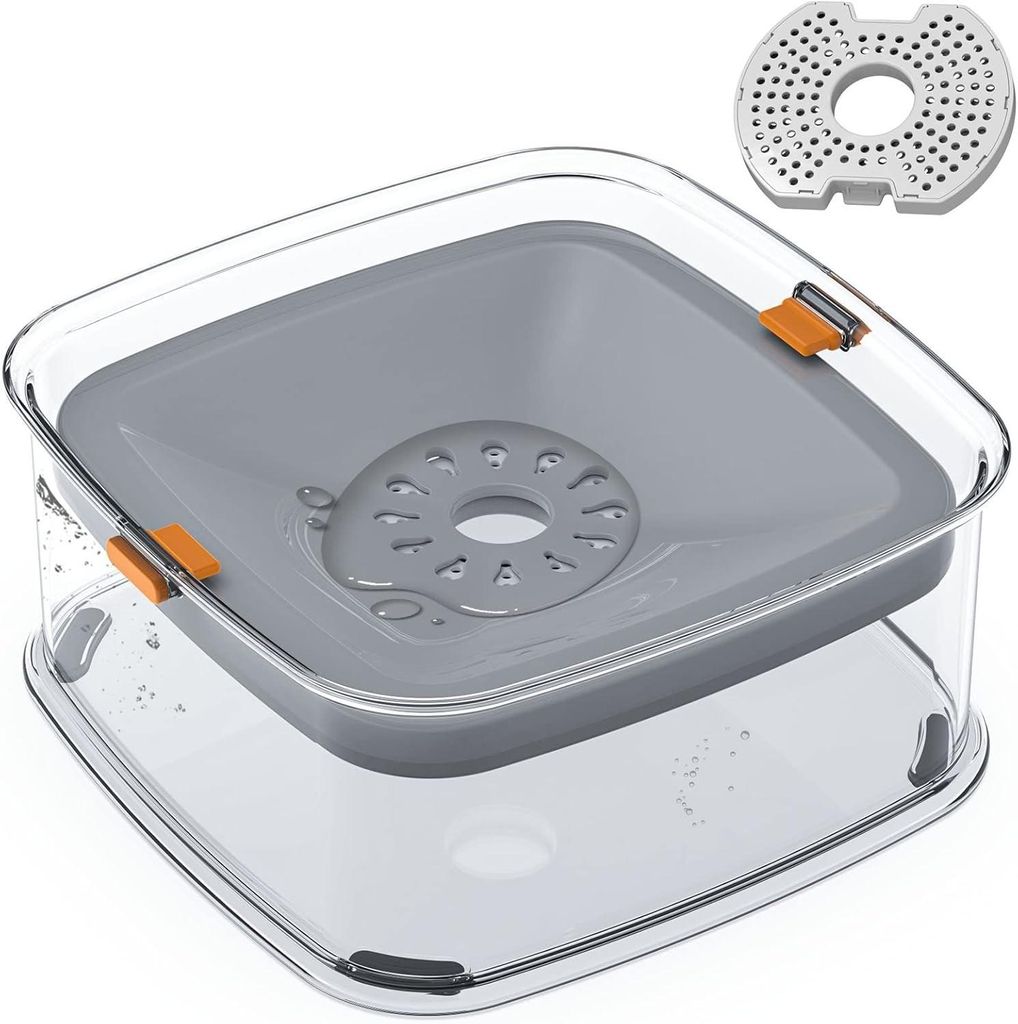 Wassernapf Hund ohne Sabbern 2L - Premium auslaufsicherer Produktbild 
