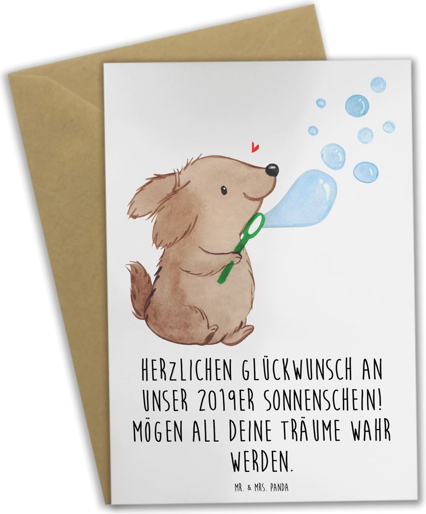 Mr. & Mrs. Panda babykarte 2019 Geburtstag - Weiß - Geschenk, Alter, Geburtstagsfeier, persönliche Geschenke, Happy Birthday, Geburtstagsgeschenk...