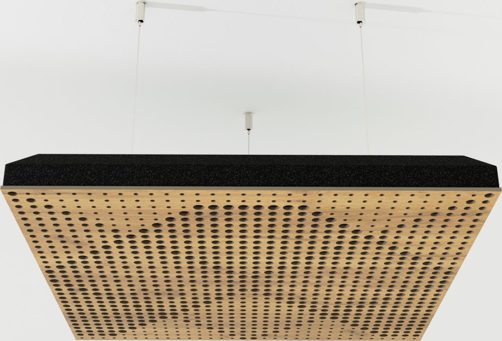 2-Stück Akustik Deckenpaneele «WILDS-C» mit Montageset | Absorption - Diffusion - Reflexion - Schalldämmung - Isolierung | Acoustic Cloud Panel...