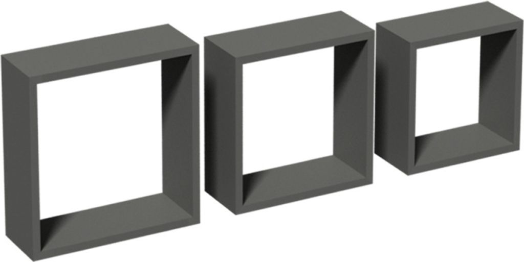 Velano - Wand-Regal-Set, Modulfächer, Regalsysteme, Hängeregale - FSS 270/240/210