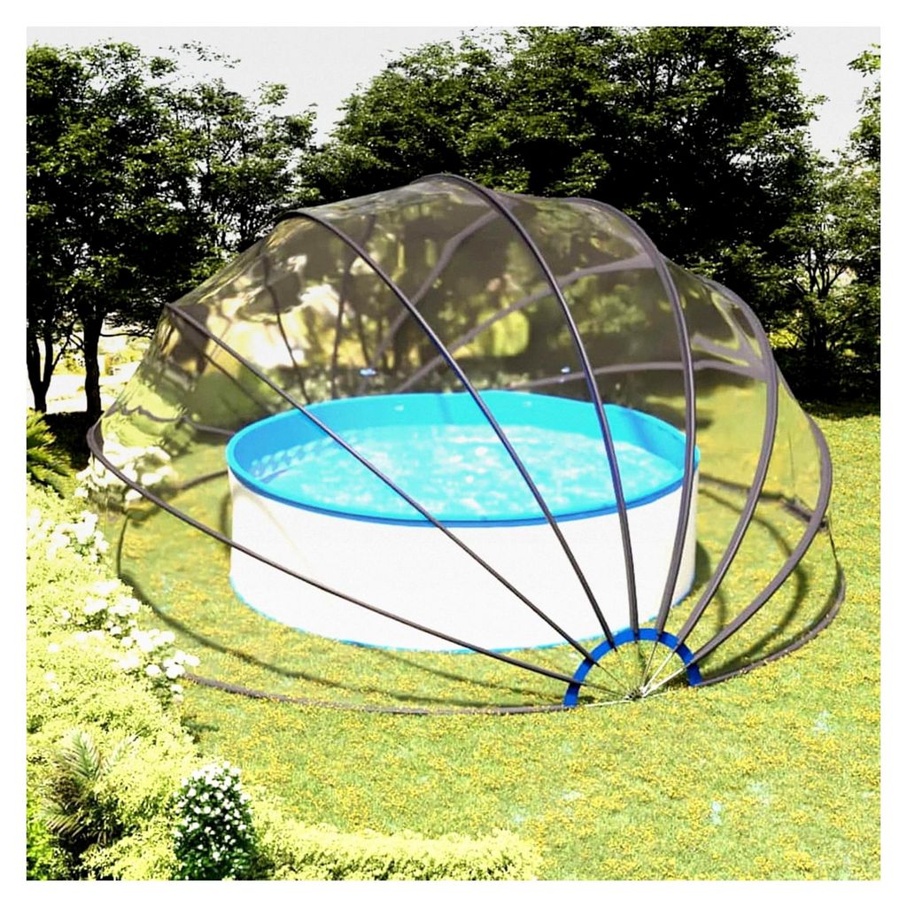 Pooldach Abdeckung für Aufstellpool 550x275 cm