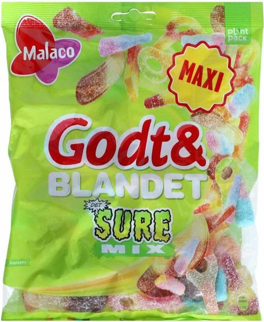 Malaco Godt & Blandet Sure Mix 325g Produktbild 