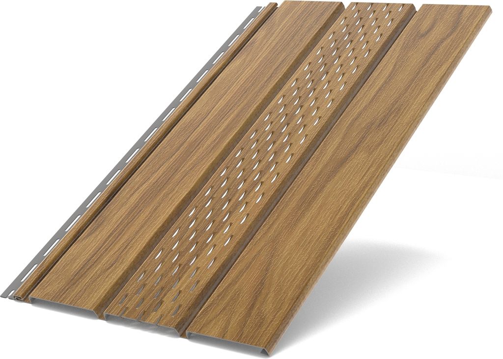 Kunststoffpaneele Nussbaum Gold B-1,50m Wandpaneele Deckenpaneele Paneele perforiert 1,50 x 0,305m