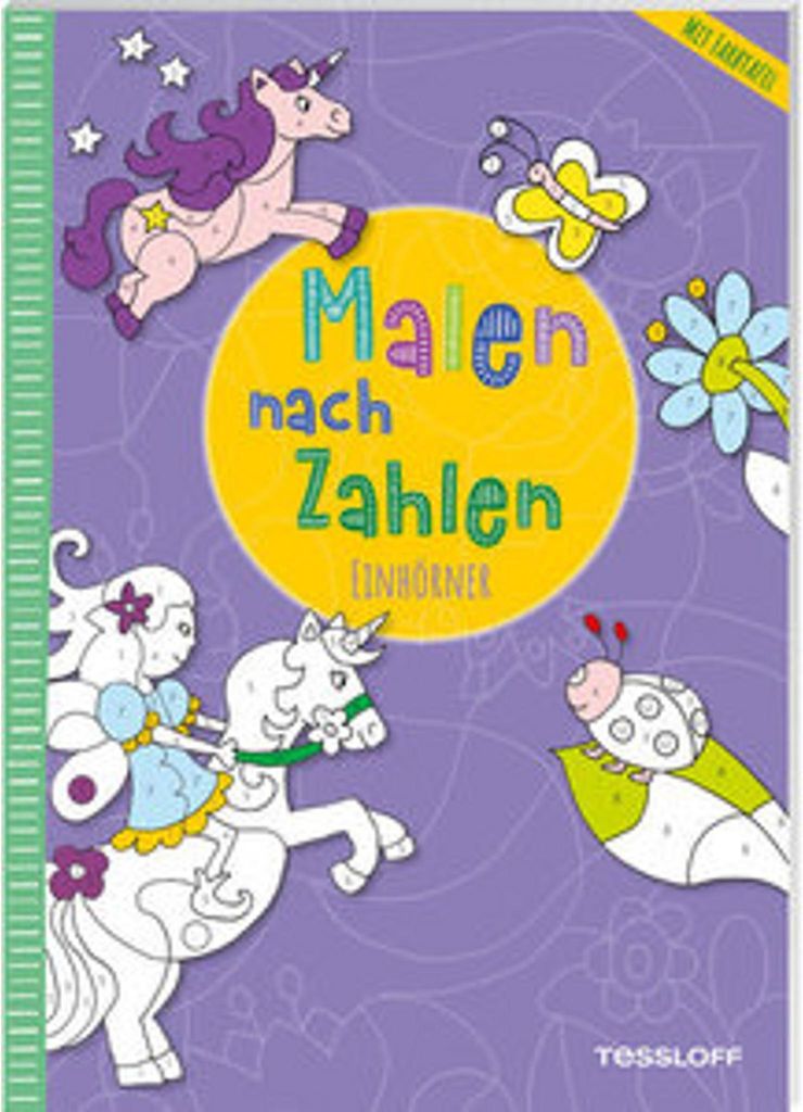 Malen nach Zahlen. Einhörner Produktbild 