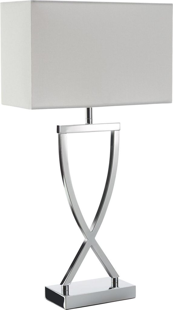 Lampe de table AVINA 60W - gris chrome Image du produit 