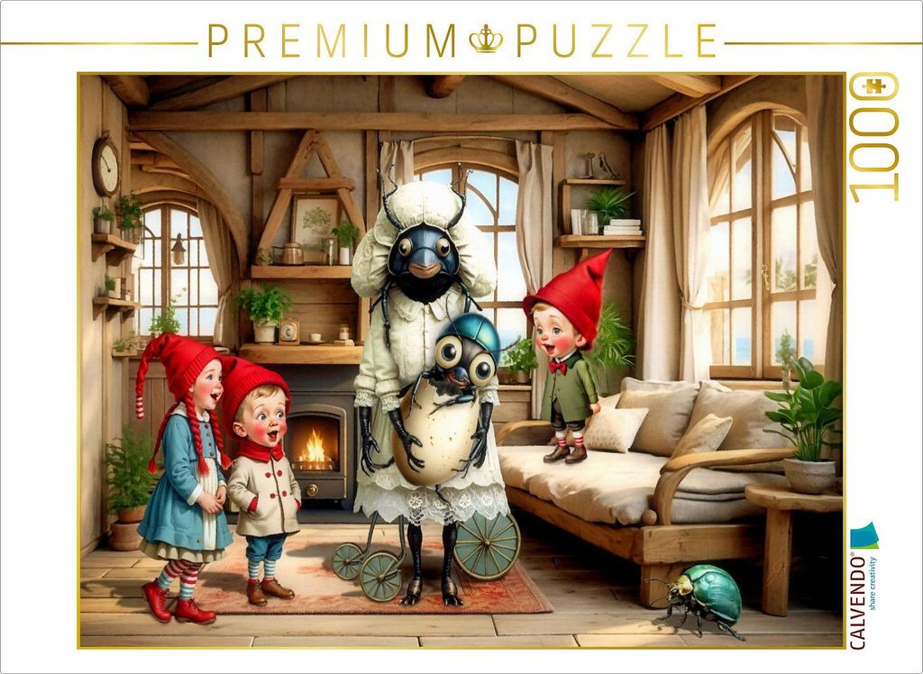 CALVENDO Puzzle Kinderstube | 1000 Teile Lege-Größe 64x48cm Foto-Puzzle für glückliche Stunden