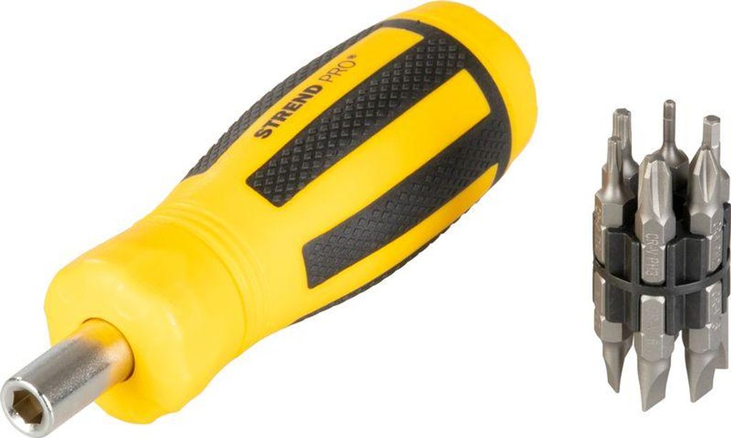 Bit-Satz Strend Pro SDX33-112, 13-teilig, mit Ratschenschraubendreher