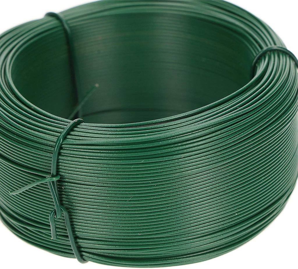 KOTARBAU® Gartendraht 0,7 x 100 m PVC-Beschichtung Grün Produktbild 4