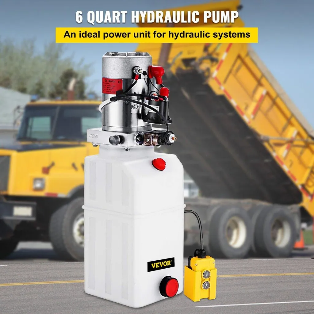 Pompe hydraulique 12V 6L : la solution pour benne basculante défectueuse