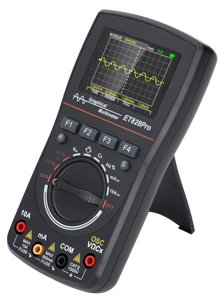 Oscilloscope multimètre numérique 50 Msps haute vitesse écran couleur