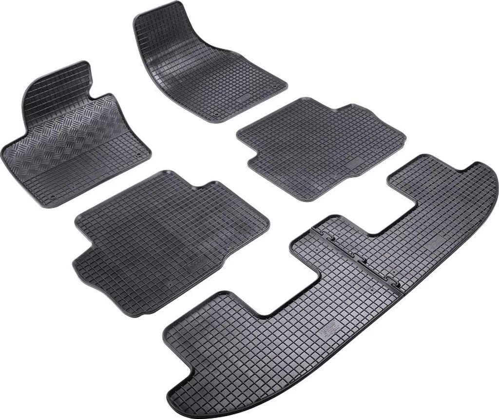 Tappetini in Gomma Alta Qualità Rigum per Seat Alhambra 7 Posti