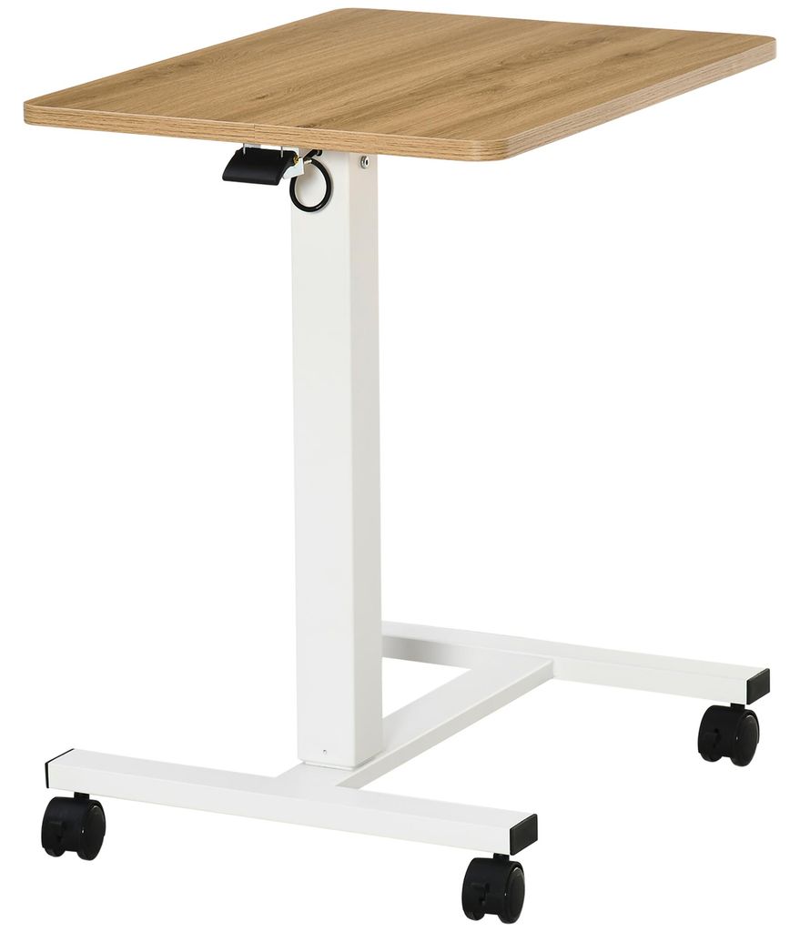 HOMCOM bureau, laptoptafel met gaslift, in C-vorm, in Productafbeelding 