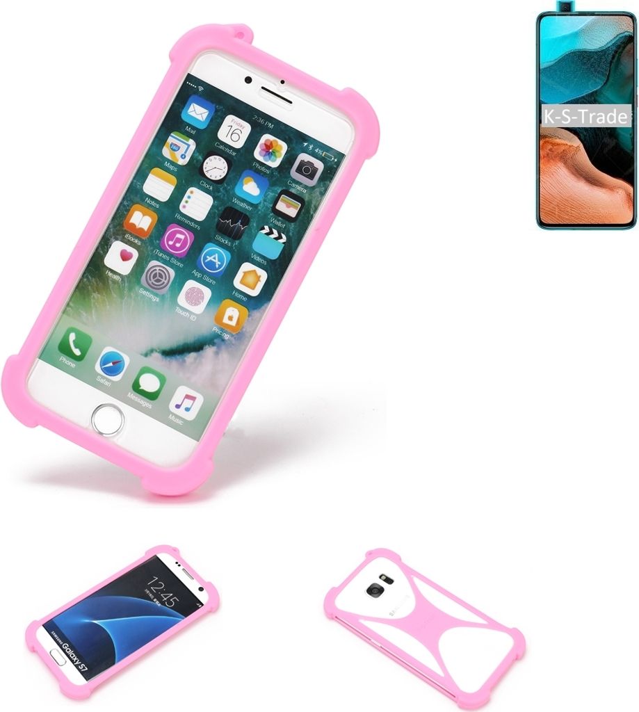K-S-Trade Handy Hülle kompatibel mit Xiaomi Redmi K30 Pro Schutz Hülle Bumper Silikon Schutz Hülle Cover Case Silikoncase Silikonbumper TPU