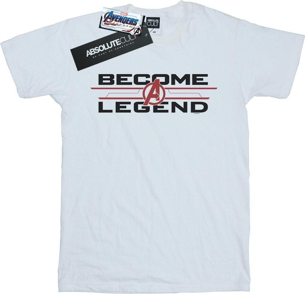 Marvel - "Avengers Endgame Become A Legend" T-Shirt für Herren BI7568 (L) (Weiß)