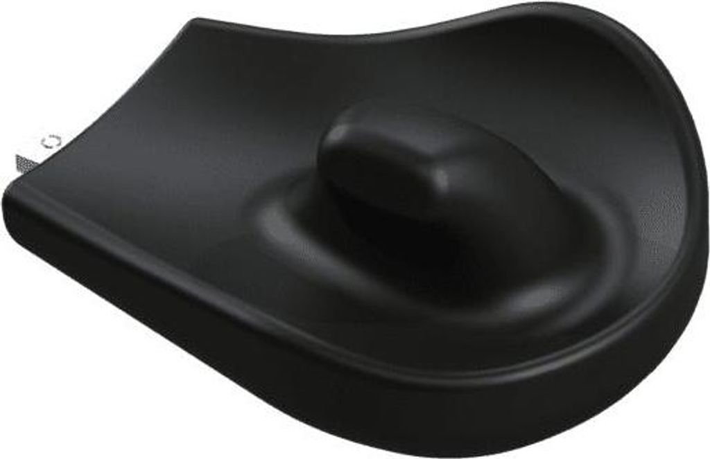 HEMI-System Handauflage mit anatomischem Griff schwarz>>>>links