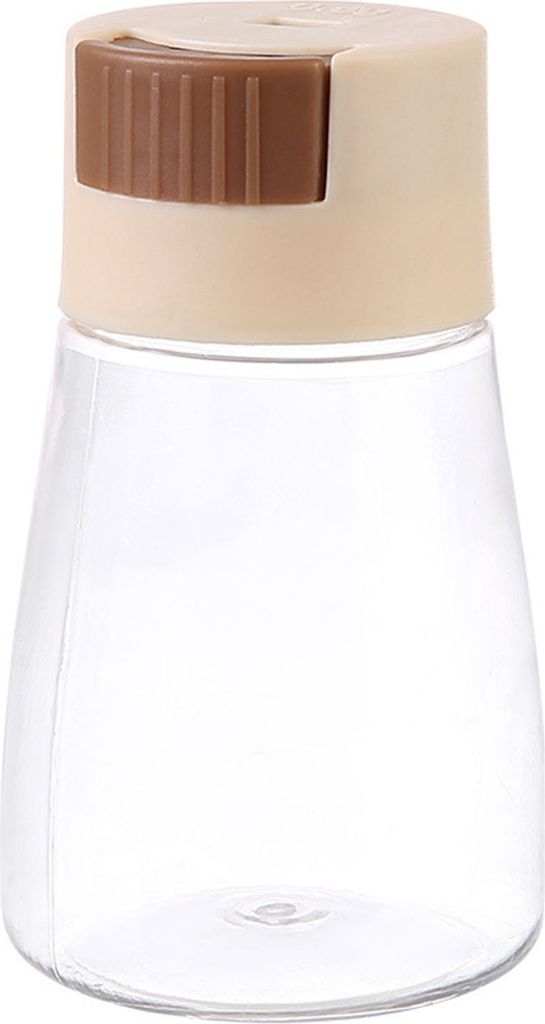 Salzstreuer, klar, präzise Kontrolle, quantitativ, jeder Druck 0,5 g, gesunde tägliche Aufnahme, luftdichter Pfeffer-Gewürzspender, Messflasche ...