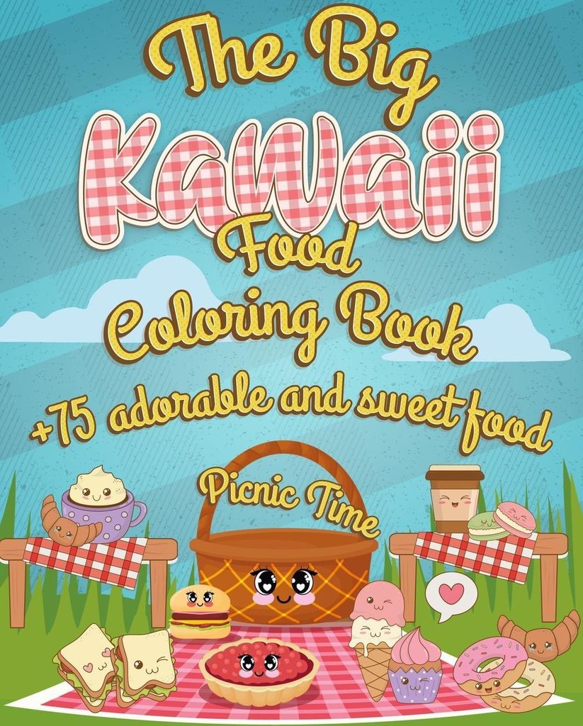 The Big Kawaii Food Coloring Book