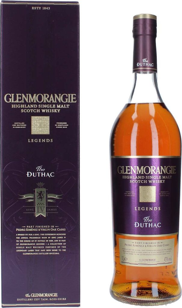 Glenmorangie The Duthac - PX & Virgin Oak Finished - 1,0 Liter - Highland Single Malt Scotch Whisky