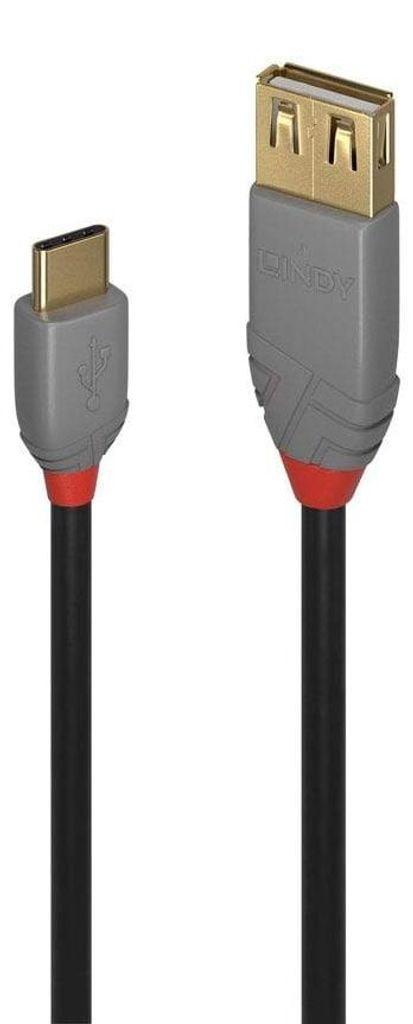 LINDY USB 2.0 Typ C an A Adapterkabel Anthra Line 0.15m
