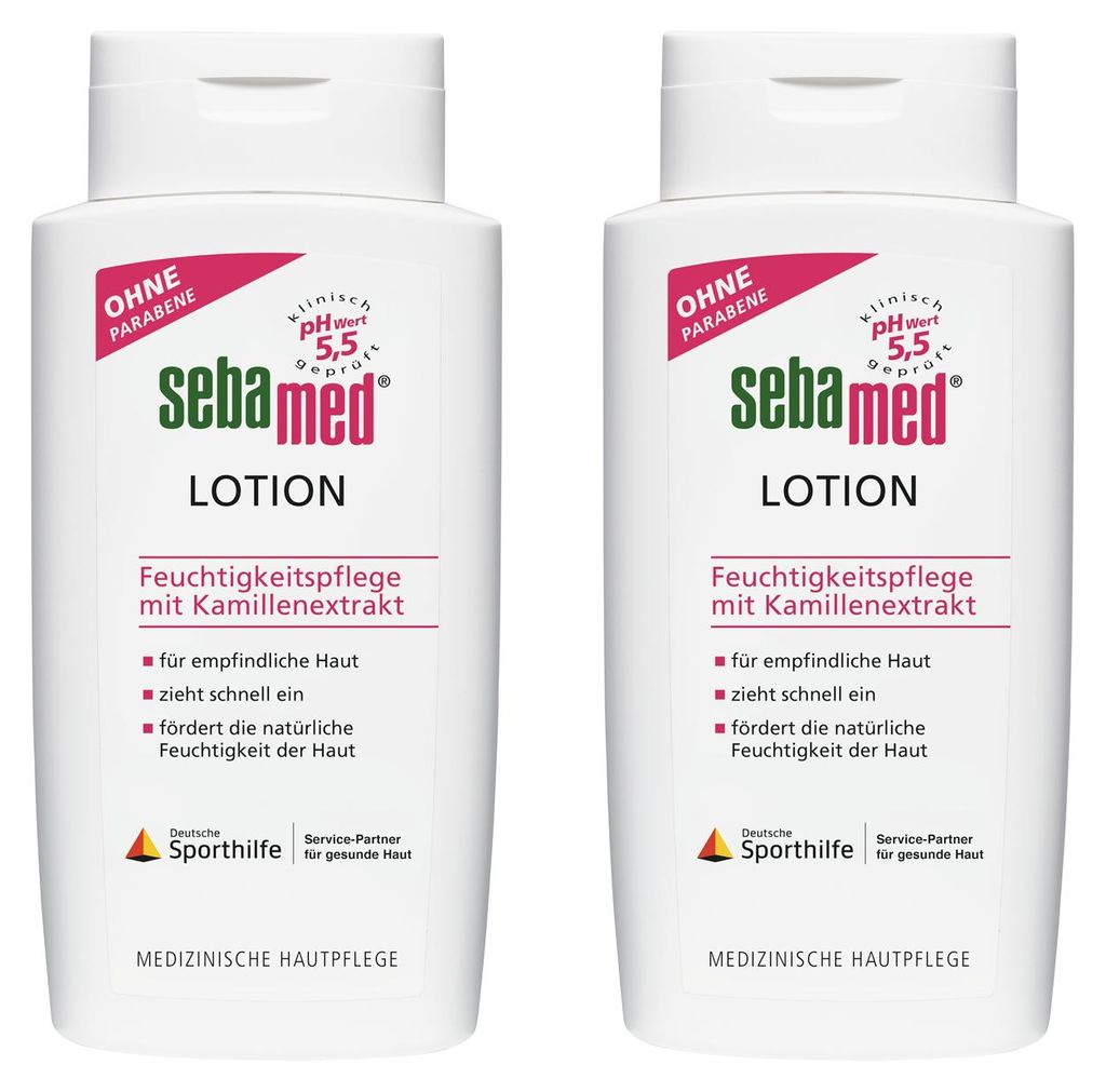 Sebamed Lotion Feuchtigkeitspflege mit Kamillenextrakt Produktbild 