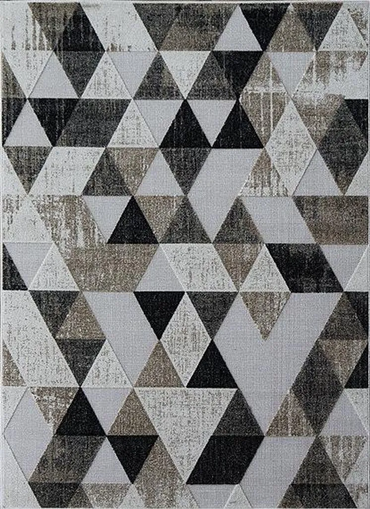 Tapis Lagos 1700 Beige 140 x 190 cm - Tapis de Salon Design Moderne