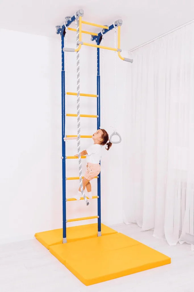 Espalier Comet 2 pour enfant : solution sport intérieur vert clair