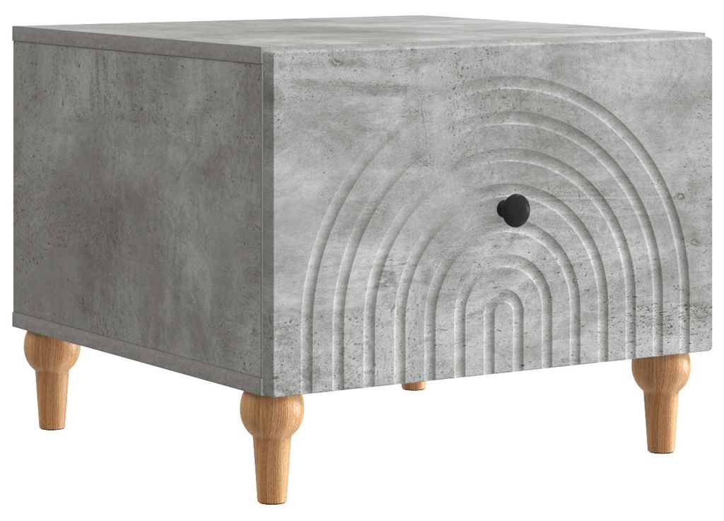 Couchtisch Betongrau 49 x 50 x 40 cm Holzwerkstoff