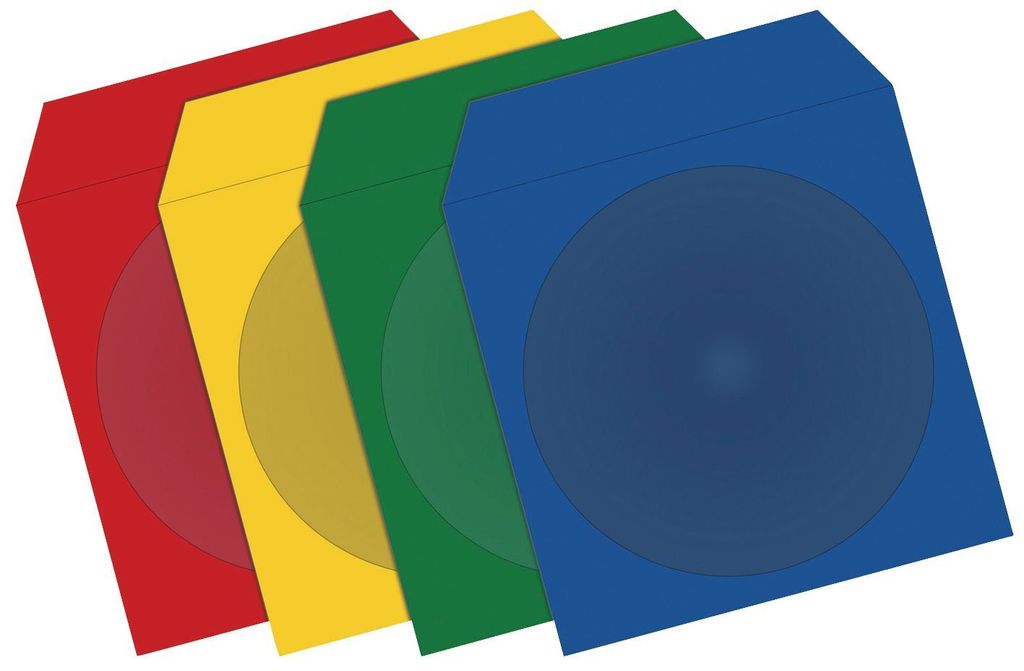 MediaRange BOX67 Copertine di carta per CD/DVD - colori Immagine del prodotto 