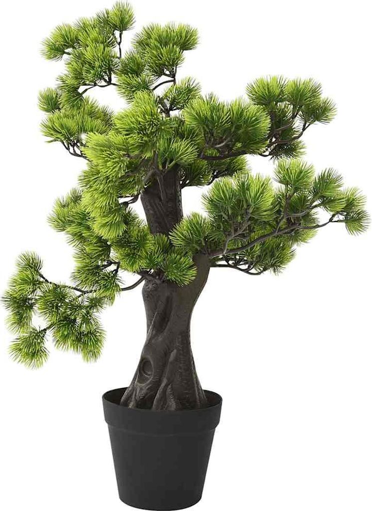 vidaXL Bonsái artificial de pino con maceta, 60 cm, color Imagen del producto 