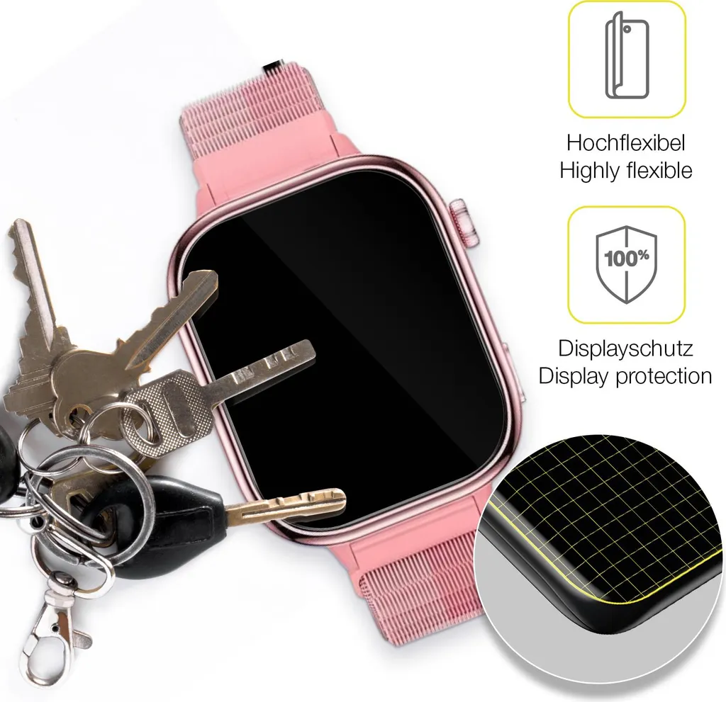 3 Pellicole Protettive In TPU Per JoJoego Smartwatch Bambini 1.85", HD Anti-graffio, Trasparenti E Senza Bolle