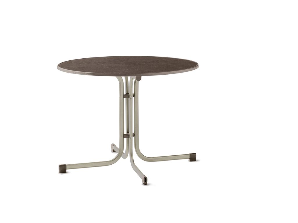 Klapptisch >Boulevard< in Schiefer mocca, mecalit -PRO - 72x99cm (HxD)