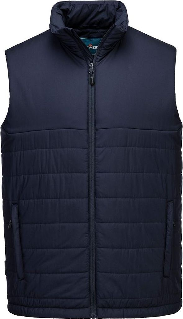 Beruflicher Bodywarmer mit isolierten Lamellen – Größe XXXL – Marine – Portwest