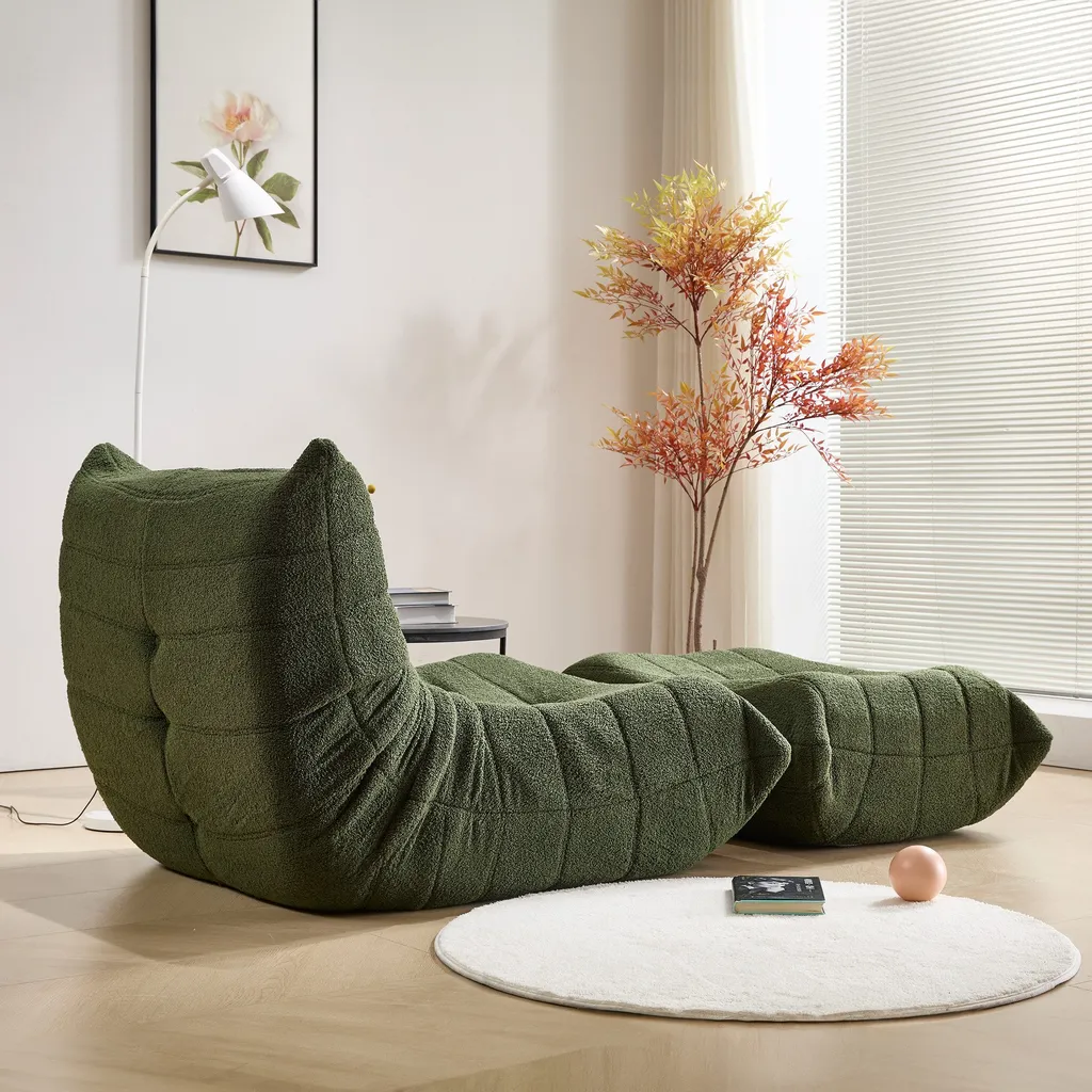 Fauteuil de Méditation Pliable et Lit d'Appoint pour Salon et Chambre