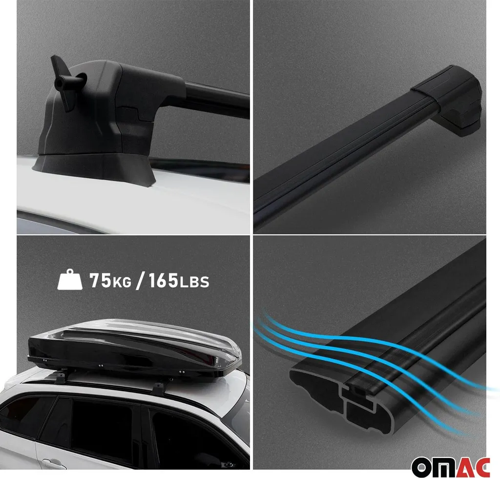 Offerta Portapacchi Nero Ford Transit Connect 2002-14 Alluminio - 5