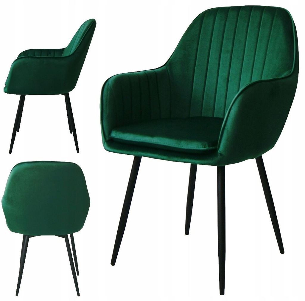 Ekspand | Chaise QUEEN - 85 cm - Vert - Design moderne - Image du produit 