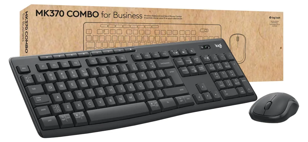 Pack Clavier et Souris Sans Fil Logitech MK370 Résistant aux Éclaboussures