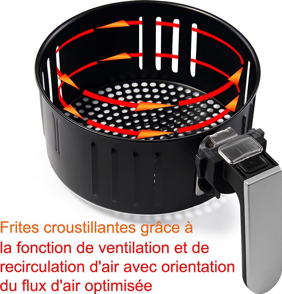 Friteuse sans huile 9en1 Friteuse électrique 3,6L 1500W Image du produit 