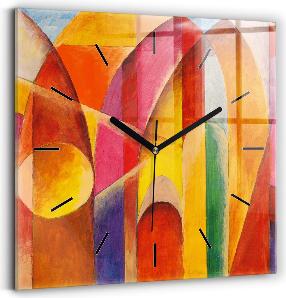 Wallfluent Wanduhr – Stilles Quarzuhrwerk - Uhr Dekoration Produktbild 