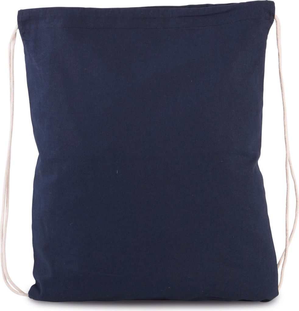 Kimood Kleiner Rucksack aus Baumwolle mit Kordeln