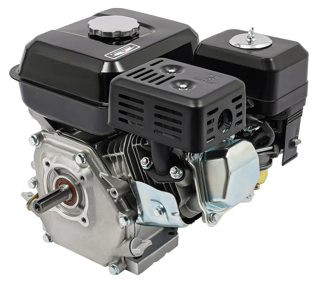 Moteur à essence 7,5 CV noir avec design durable pour motoculteur