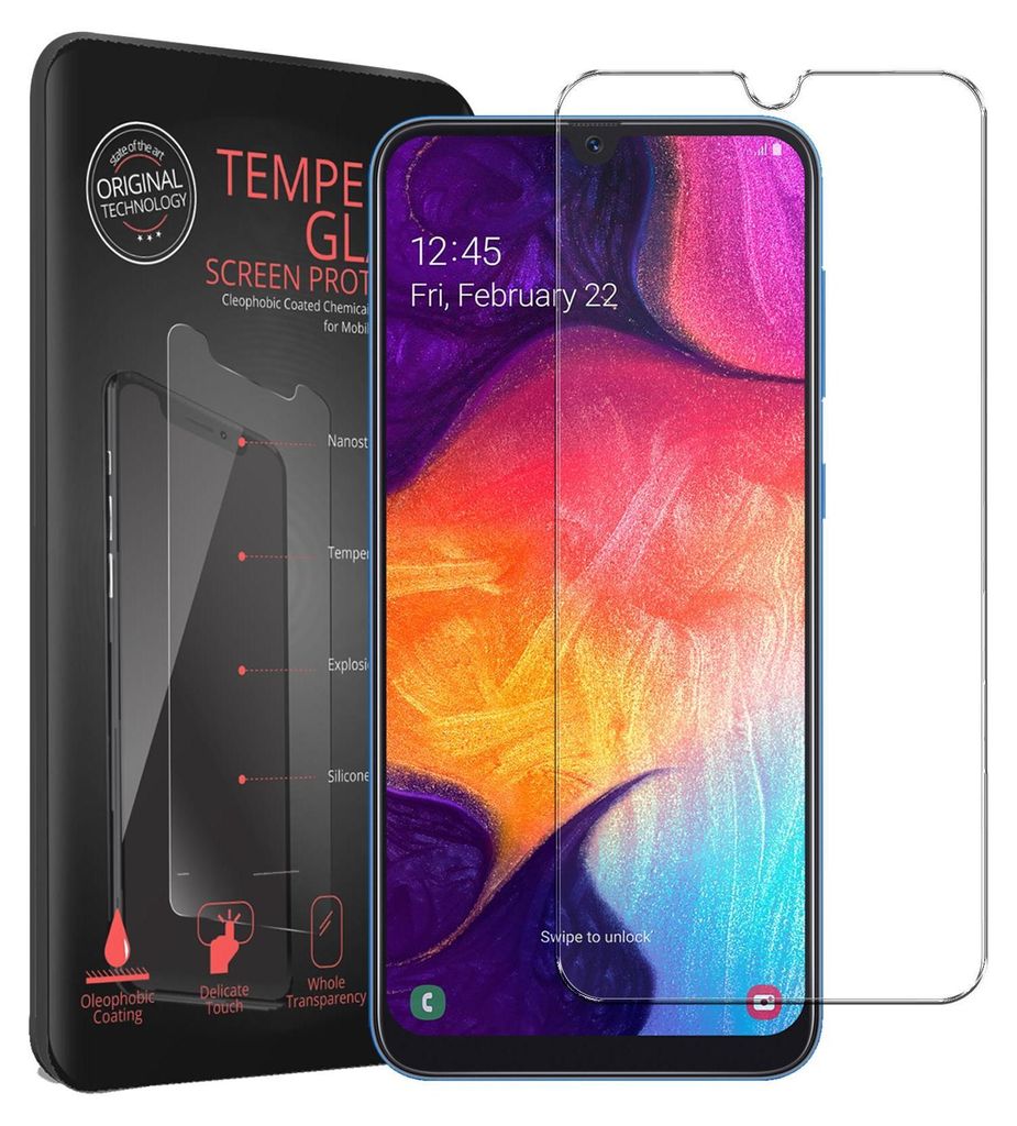 2x vetro blindato per Samsung Galaxy A50 / A30s pellicola Immagine del prodotto 
