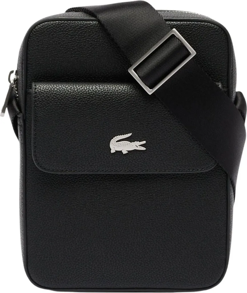 LACOSTE Borsa a Tracolla Vertical Camera Bag Noir - Accessorio Uomo Top - 7