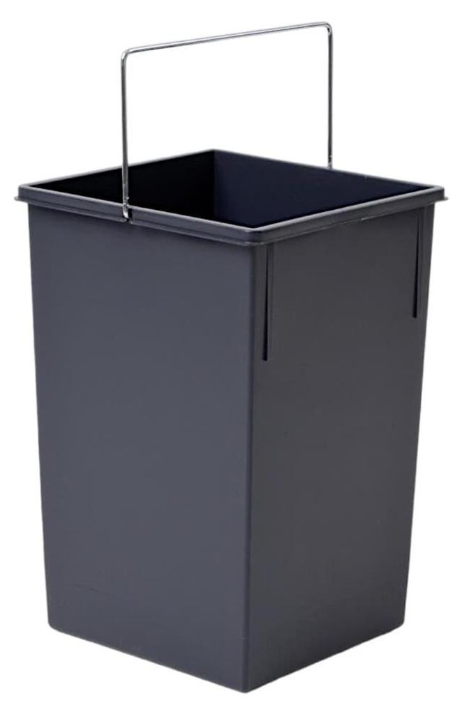 Seau intérieur Hailo 1008879 15 L gris foncé avec poignée Image du produit 