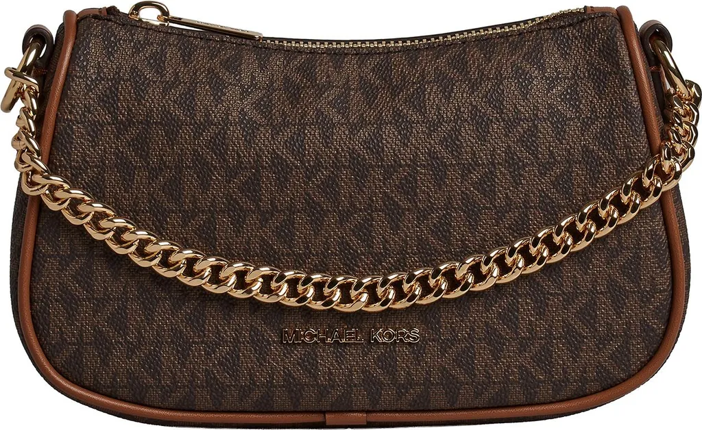 Pochette Michael Kors Carmela en Toile Monogrammée Luxe pour Femme