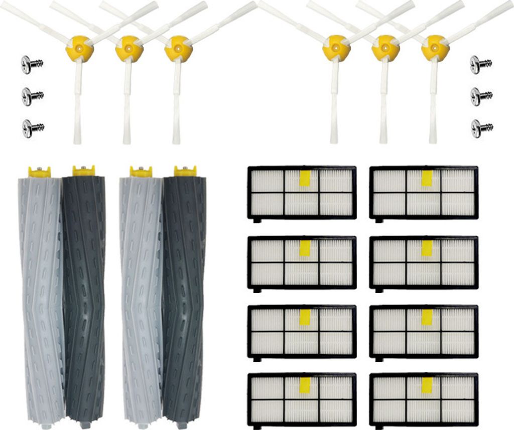 16 Stück Ersatzteile Roomba Bürsten kit Roomba Zubehör Ersatzteile für iRobot Roomba Serie 800 900 860 866 870 871 880 886 960 966 971 976 980 ...