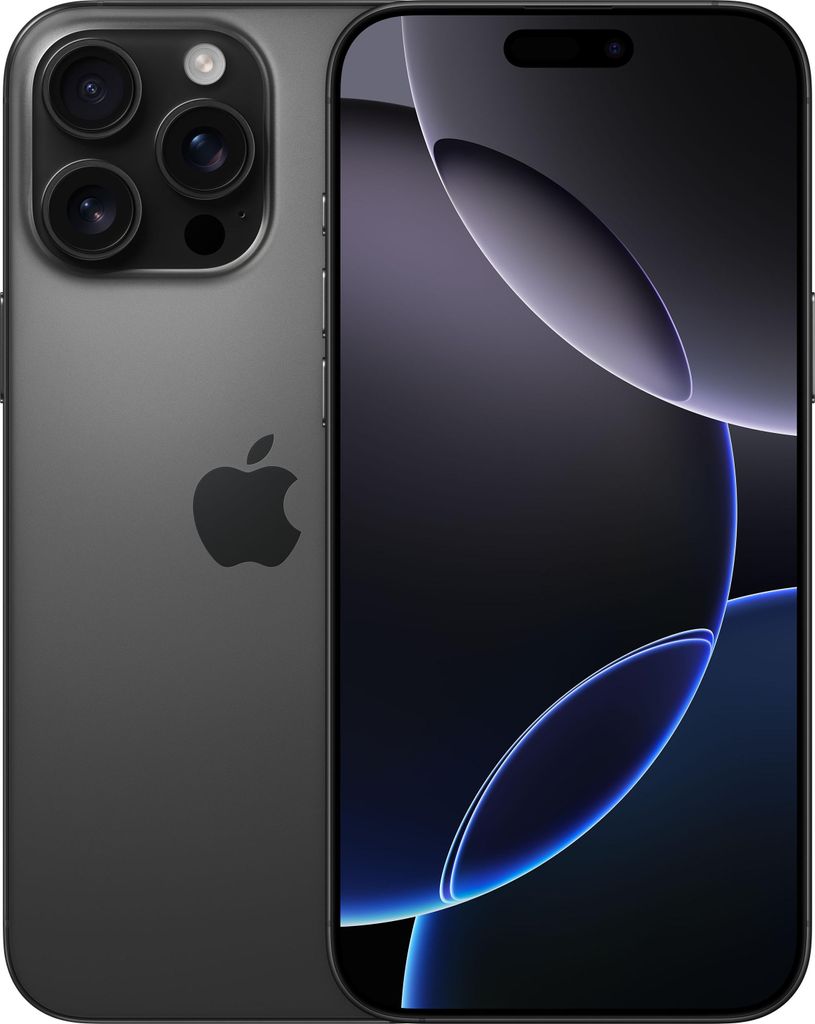 Apple iPhone 16 Pro Max , 17,5 cm (6.9"), 2868 x 1320 Pixel, 256 GB, 48 MP, iOS 18, Schwarz