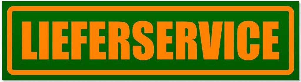 Kiwistar - Autoaufkleber - Orange - Grün - 45 x 12 cm - Lieferservice - Hinweis Aufkleber Sticker für Auto, Kfz, Fahrrad, PKW, LKW