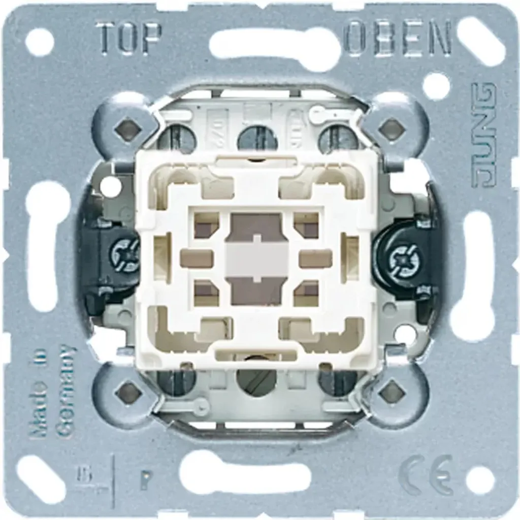 Interrupteur Jung 533-2U finition aluminium haute qualité pour salon